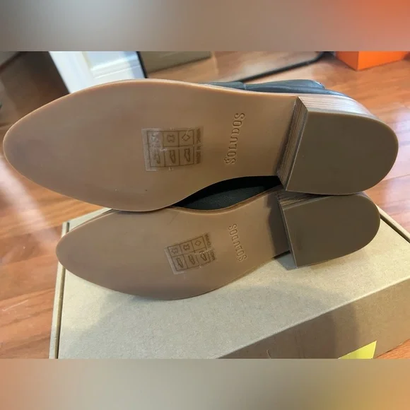 Soludos Venetian Leather Ankle Boots - Picture 5 of 10